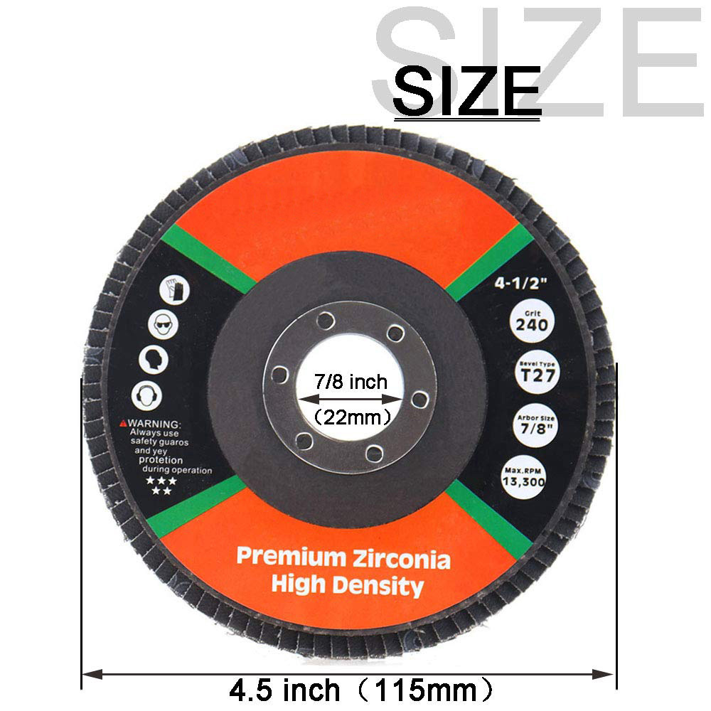 Torgwin 4.5 inch flap discs